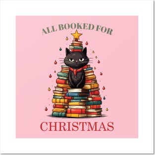 Bookish book Christmas holiday gifts & librarian gift for book nerds, bookworms Posters and Art